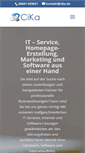 Mobile Screenshot of cika.de